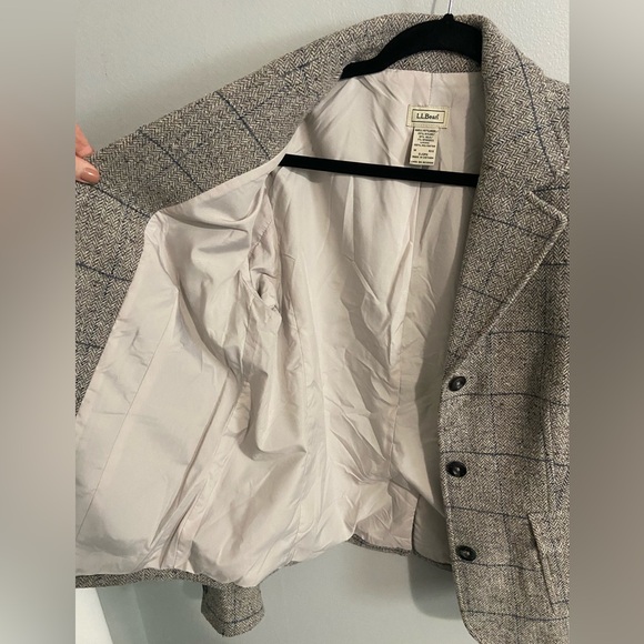 Wool Tweed Blazer L.L. Bean Medium - Picture 4 of 5